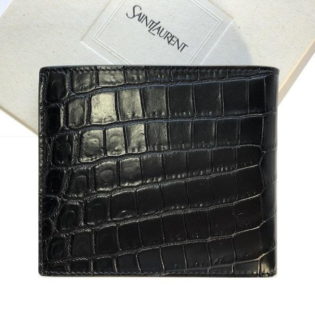 SAINT LAURENT サンローラン タイニーカサンドラ 二つ折り 財布