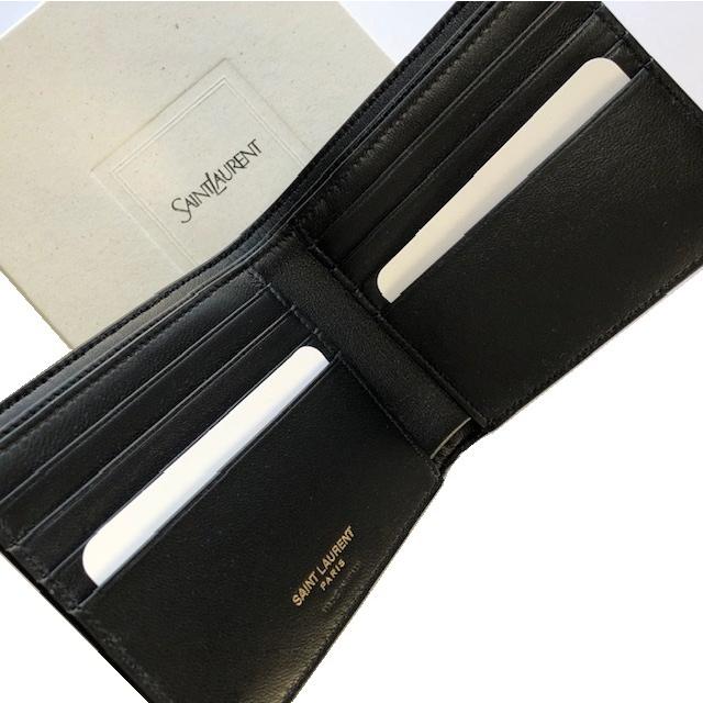 SAINT LAURENT サンローラン タイニーカサンドラ 二つ折り 財布