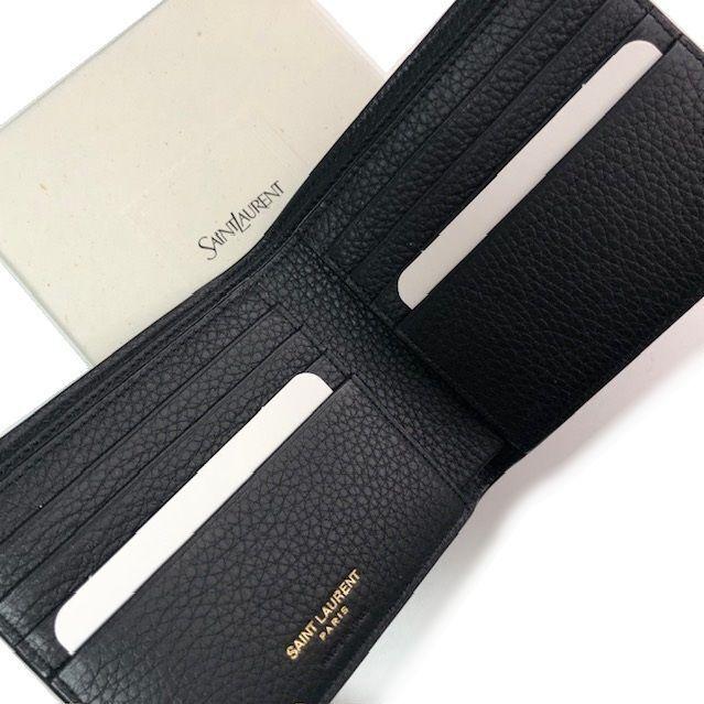 SAINT LAURENT サンローラン  二つ折り 財布　847954 AAET9 1000の画像