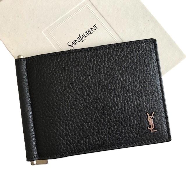 SAINT LAURENT サンローラン YSL モノグラム マネークリップ 財布