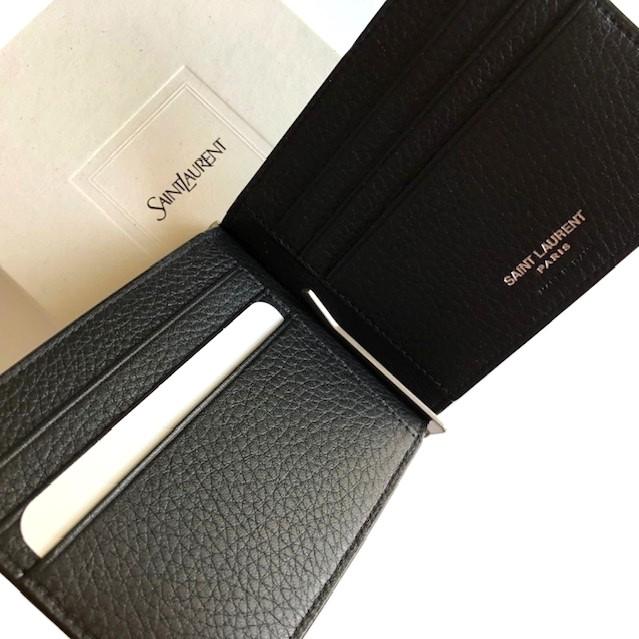 SAINT LAURENT サンローラン YSL モノグラム マネークリップ 財布
