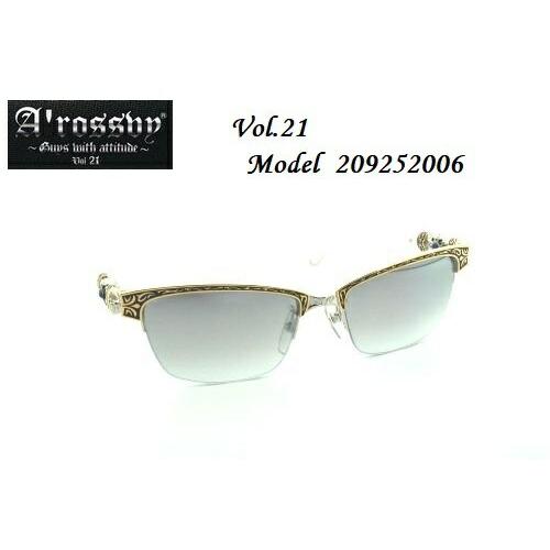 ロズビー 209251506 A'rossby サングラス　メンズ　ケース付 ☆ロズヴィー/ロズビー(A'rossby)Vol.21【209252006】サングラス【限定