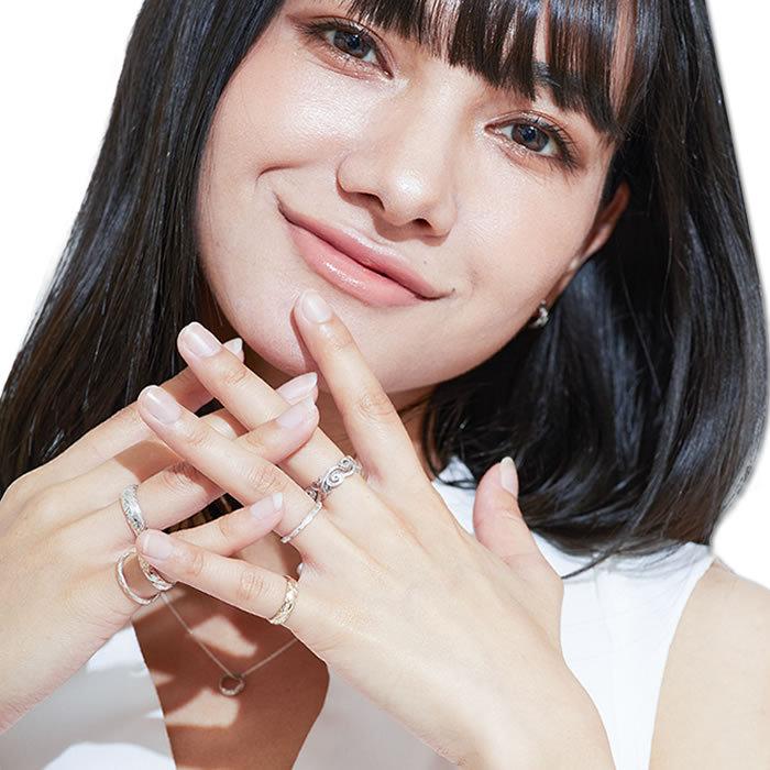 ハワイアンジュエリー リング シルバー 幅2mm ピンキーリング メンズ