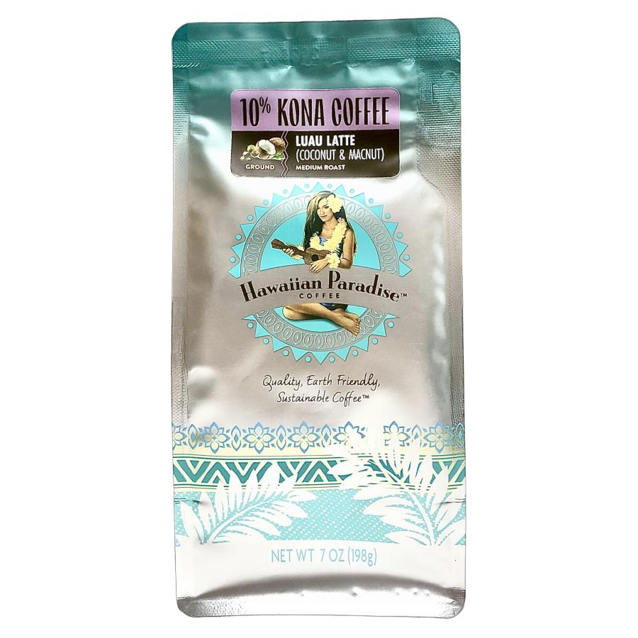ハワイアンパラダイスコーヒー/ココナッツ＆マカダミアナッツ LUAU