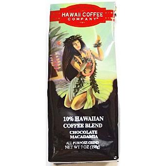 割り引き ハワイコーヒーカンパニー チョコマカダミア7oz 198g blend 出荷 coffee 10%Hawaiian