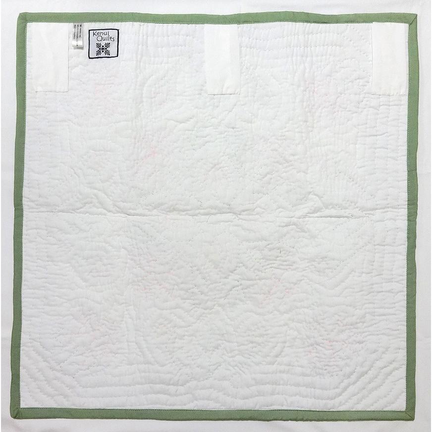 ハワイアンキルトタペストリー/壁掛け/ピンクハイビスカスMC