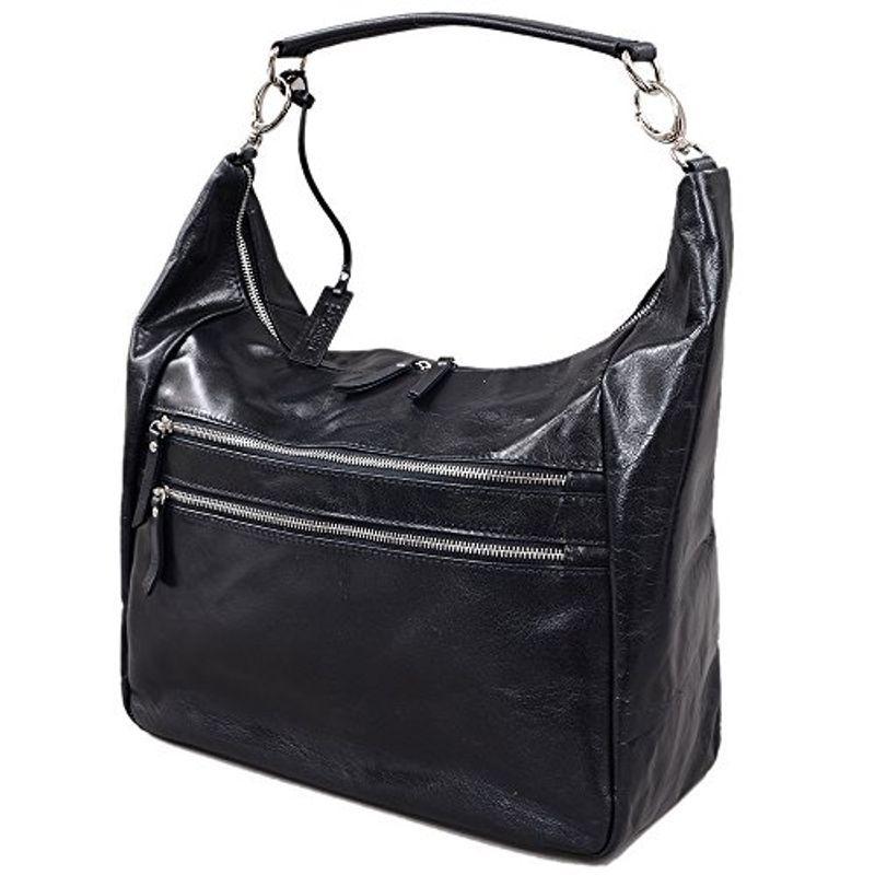 スノビスト SNOBBIST プレステージレザー ホーボーショルダーバッグ 2WAY トートバッグ 本革 メンズ (ネイビー)