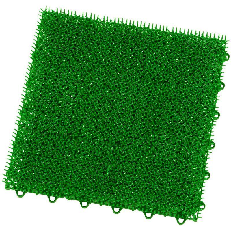 日本製 人工芝 若草ユニット E-V グリーン 60枚セット 人工芝 若草ユニット グリーン 60枚セット