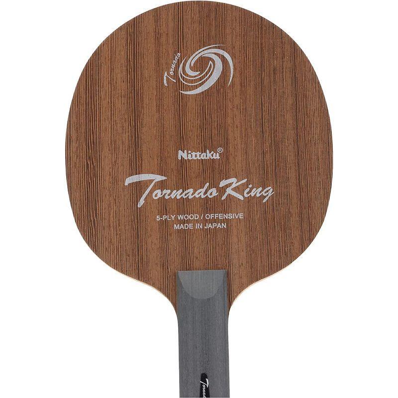 期間セール ！ ニッタク(Nittaku) 卓球 ラケット トルネードキング シェークハンド 攻撃用 5枚合板 ストレート NE-6124 【X1762460440】(9768円)