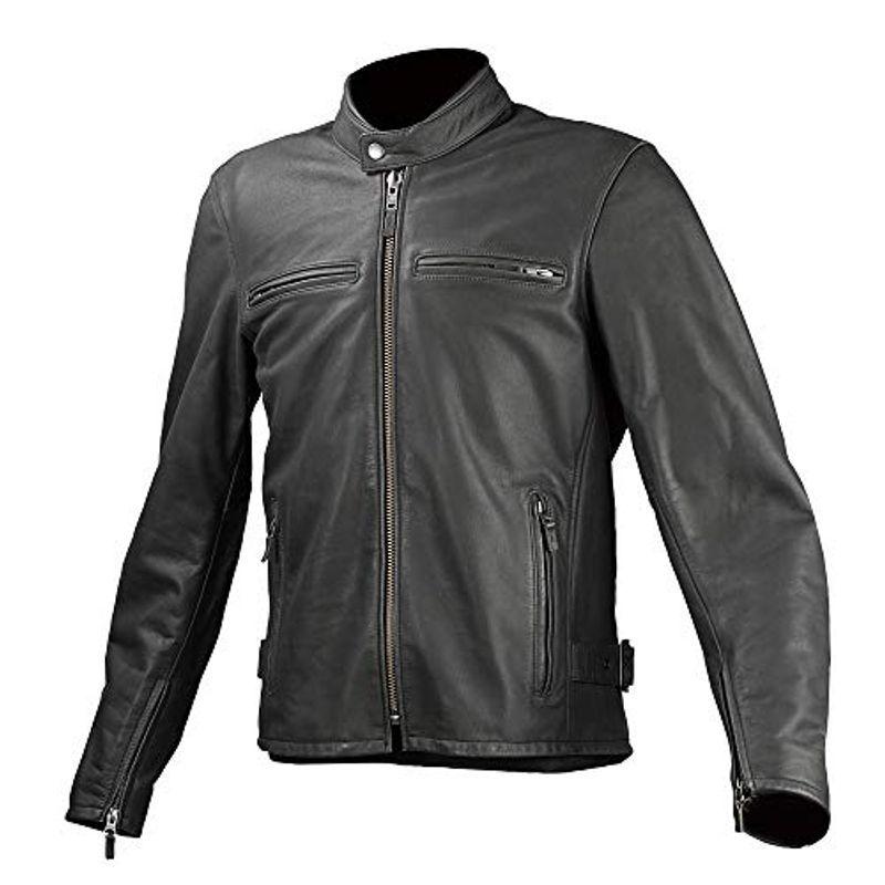 入荷量 コミネ(KOMINE) バイク用 シングルライダースレザー 本革 牛革