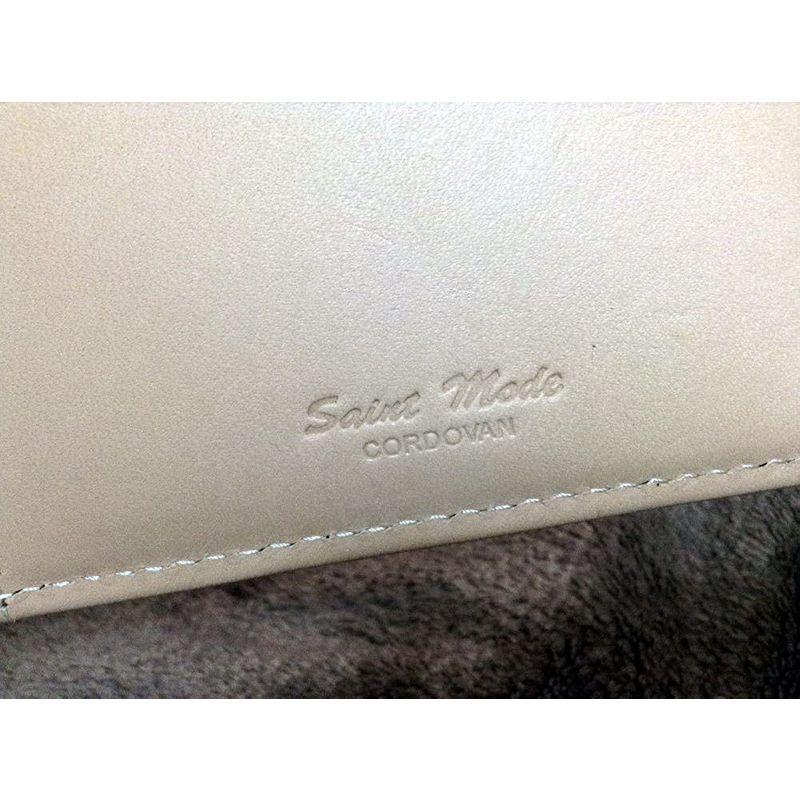 Saint Mode（セイントモード）コードバン(馬尻革)×本ヌメ革 BOX型小銭入れ付マネークリップ (ブルー) Mode セイントモード コードバン 馬尻革 ×本ヌメ革 BOX型小銭入れ付マネークリップ ブルー