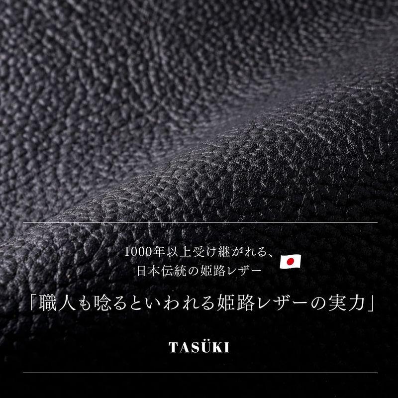 TASUKI 財布 メンズ 長財布 日本製 姫路レザー 一流の財布職人が作る 本革 大容量ykkファスナー 紳士 サイフ (ブラック) 財布 メンズ 長財布 日本製 姫路レザー 一流の財布職人が作る 本革 大容量ykkファスナー 紳士 サイフ ブラック