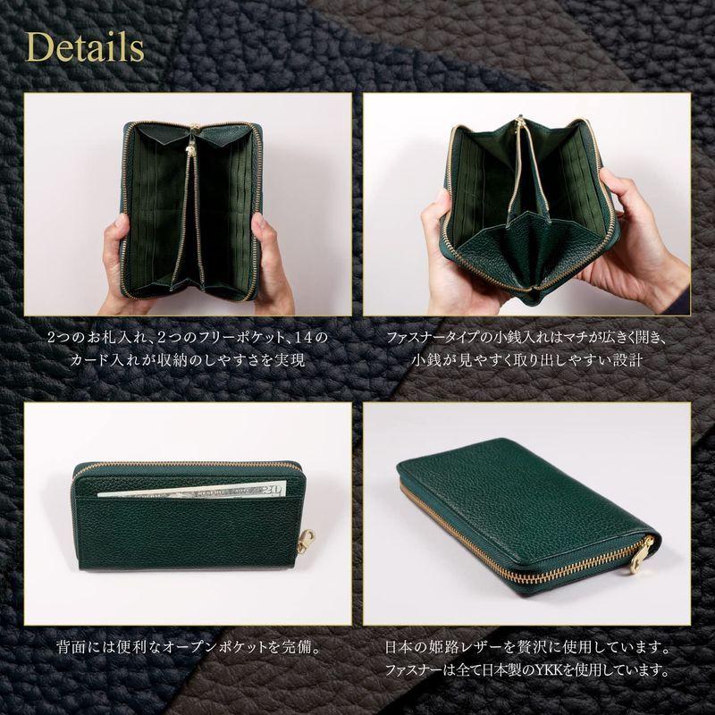 TASUKI 財布 メンズ 長財布 日本製 姫路レザー 一流の財布職人が作る 本革 大容量ykkファスナー 紳士 サイフ (ブラック) 財布 メンズ 長財布 日本製 姫路レザー 一流の財布職人が作る 本革 大容量ykkファスナー 紳士 サイフ ブラック