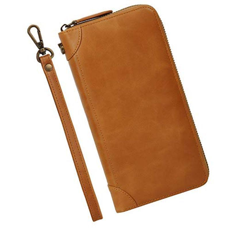 財布 メンズ 長財布 長財布 VISOUL 長財布 メンズ 12枚カードポケット ファスナー ラウンド 財布 メンズ コインケース 小銭入れ