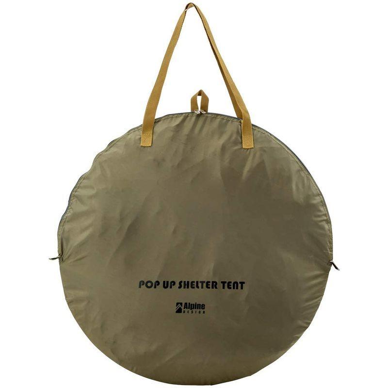 (アルパインデザイン) Alpine DESIGN ポップアップュシェルターテント ? カーキ アルパインデザイン Alpine DESIGN ポップアップュシェルターテント カーキ 　