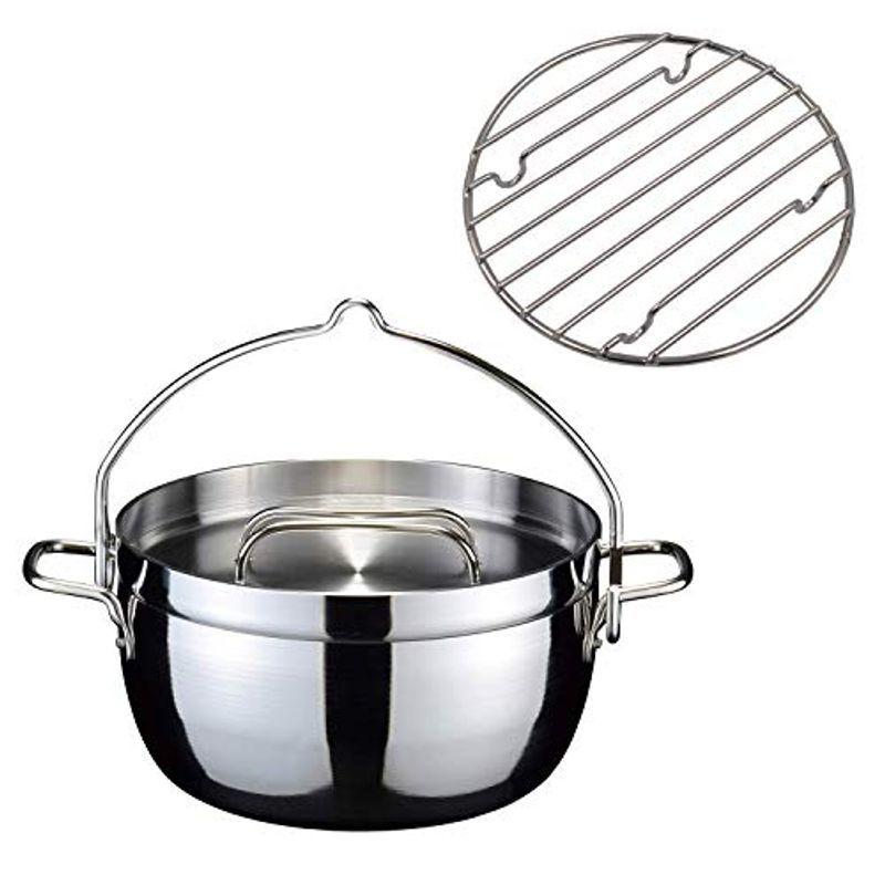 燕三条製TSBBQ ライトステンレス ダッチオーブン(無水鍋) 8インチ