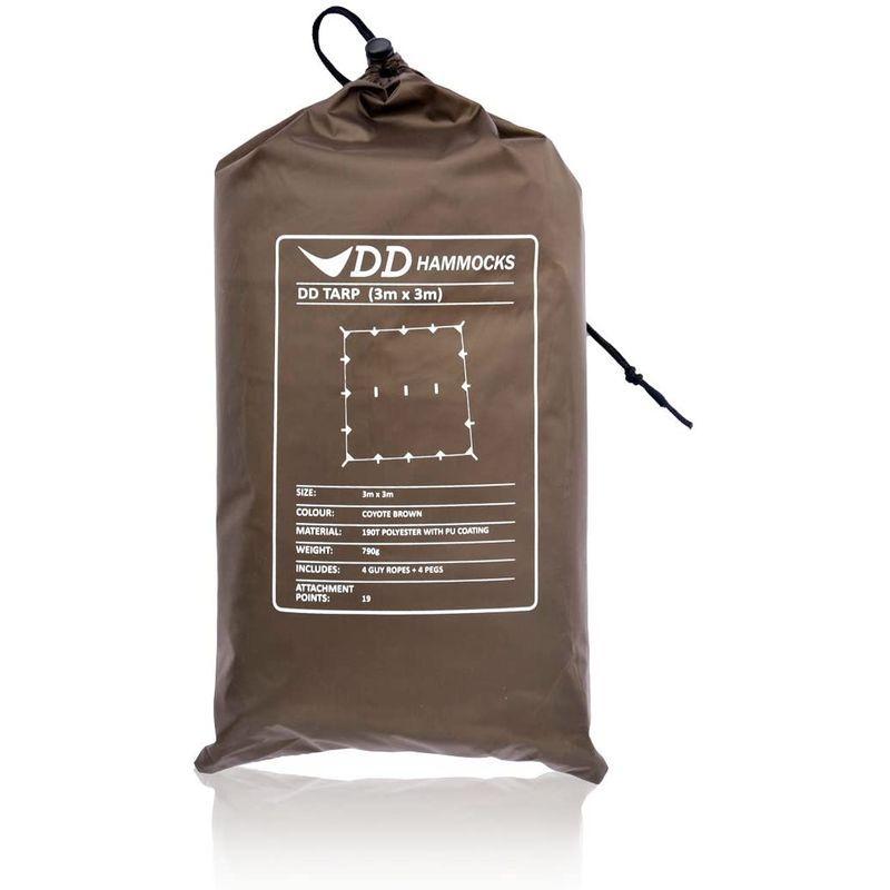 DD Hammocks DD タープ 3×3 (コヨーテブラウン) DD Hammocks タープ 3×3 コヨーテブラウン