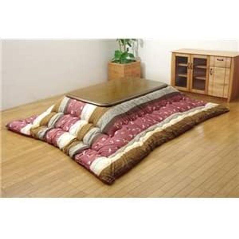 和柄 こたつ布団 長方形特大 掛け単品 ローズ 約205×315cm ds-1725231 こたつ布団 長方形特大 掛け単品 ローズ 約205×315cm ds 商品名 　