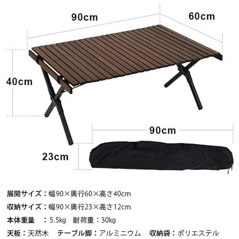 クイックキャンプ X脚 ウッドローテーブル 90×60cm QC-WTX90 X脚 ウッドローテーブル 90×60cm QC WTX90