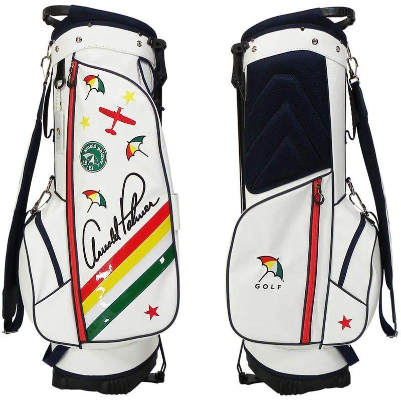 アーノルド・パーマー PU スタンドバック APCB-08J 9型 キャディバック (ホワイト) PU 08J 9型 パーマー スタンドバック APCB キャディバック ホワイト 　