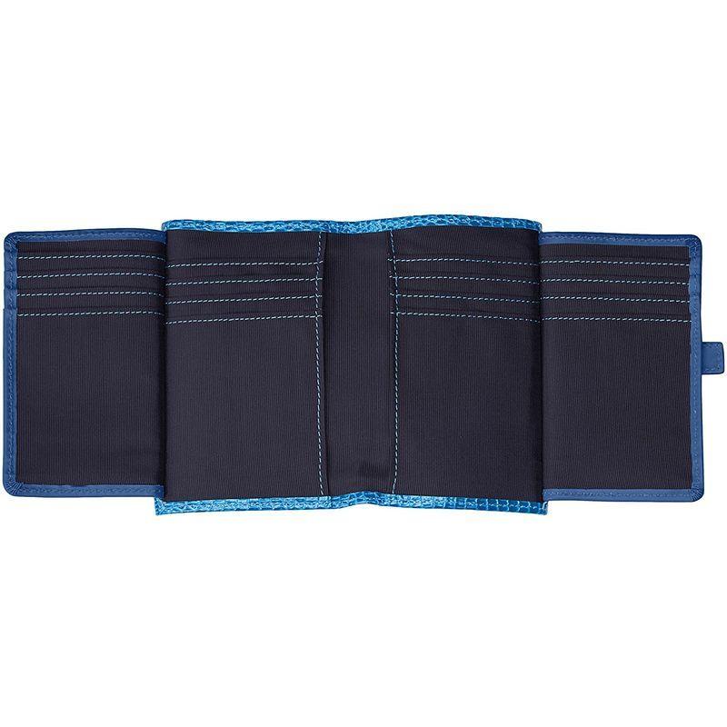 コムサ カードケース レザール レディース ブルー - 財布、帽子