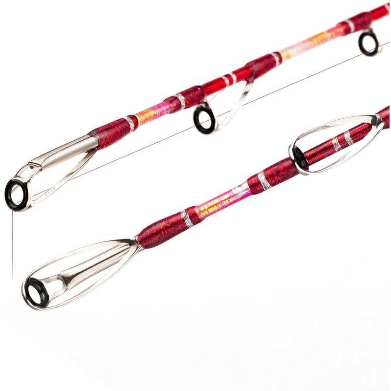 期間セール ！ バトルシップス 総糸巻 230-100号 シャイニーレッド ワラサ シマアジ 大鯛 青物 オオダイ 無垢 ソリッドグラス ロード 船竿 Ba 【NAN7395386187】(26456円)