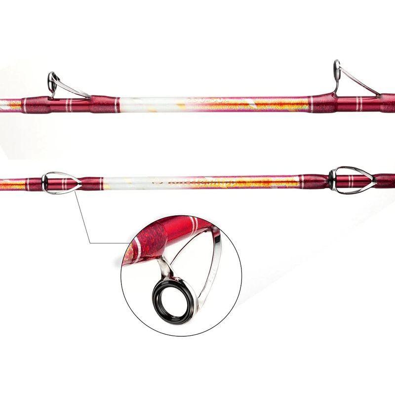 期間セール ！ バトルシップス 総糸巻 230-100号 シャイニーレッド ワラサ シマアジ 大鯛 青物 オオダイ 無垢 ソリッドグラス ロード 船竿 Ba 【NAN7395386187】(26456円)