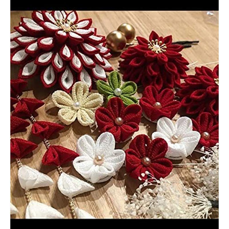 Lulus ルルズ つまみ細工門出を祝う髪飾り成人式 結婚式 和装 ヘッドドレス 卒業式 髪飾り 美つまみ細工門出を祝う髪飾り Lulu 　 ルルズ つまみ細工門出を祝う髪飾り成人式 結婚式 和装 ヘッドドレス 卒業式 髪飾り 美つまみ細工門出を祝う髪飾り Lulu ダリア 5cm ×2