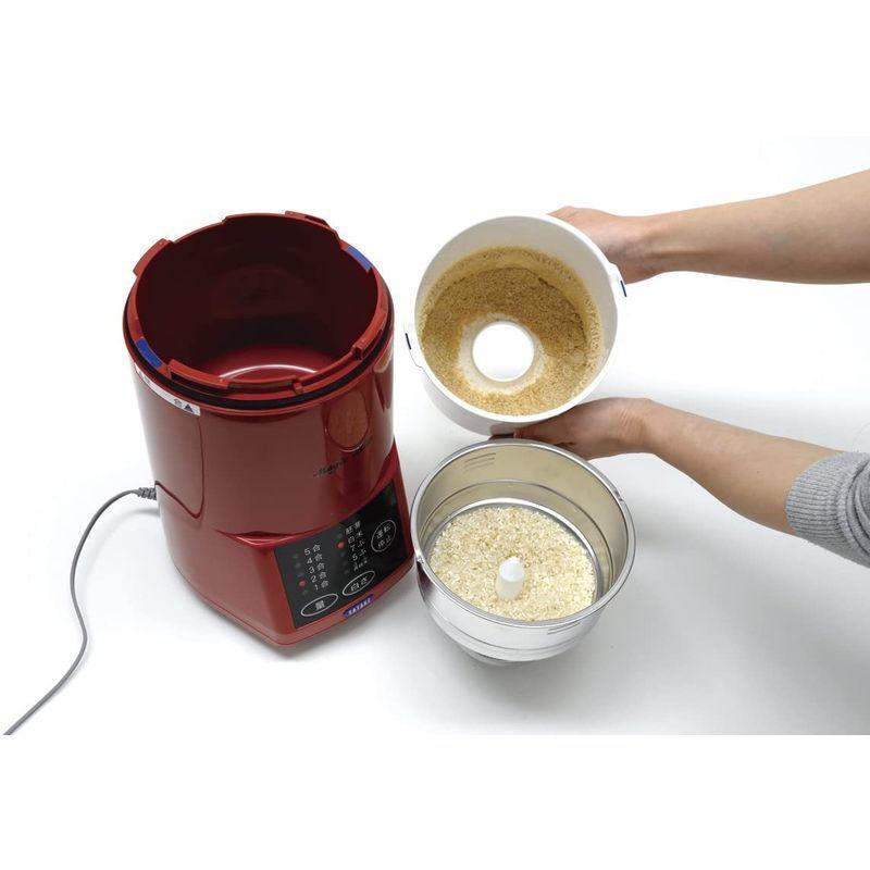 サタケ 家庭用精米機 マジックミル 5合 RSKM5D 家庭用精米機 マジックミル 5合 RSKM5D サイズ