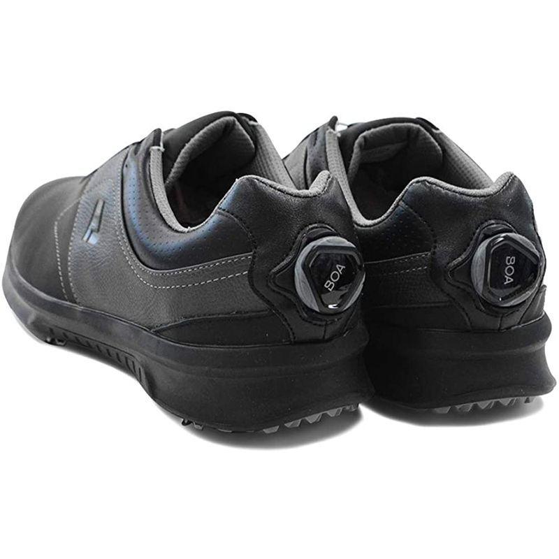 フットジョイ FJ ゴルフシューズ JFCONTOUR BOA ダイヤル式 メンズ 靴 (27.5cm， ブラック/チャコール) FJ ゴルフシューズ JFCONTOUR BOA ダイヤル式 メンズ 靴 5cm， ブラック/チャコール