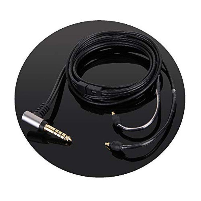 単結晶銅 Sennheiser ゼンハイザーIE40 Pro 対応 交換用 リケーブル ビバボ プラグ 4.4mm 5極 バランス アップグ
