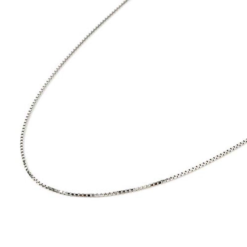 プラチナ ネックレス ベネチアン チェーン 幅1.0mm 45cm フリー