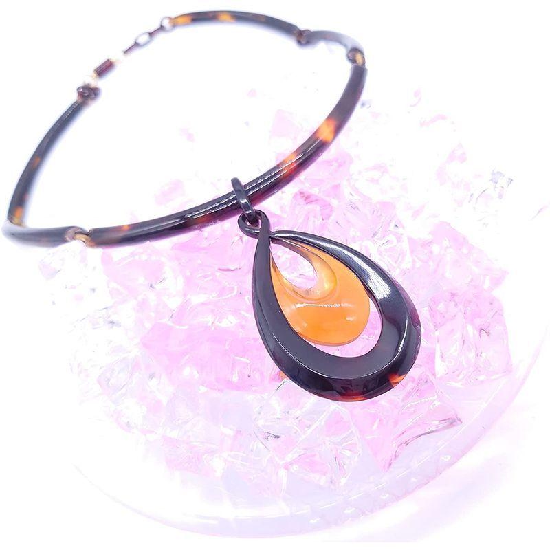 早い者勝ち訳あり！ 天然工房 べっこう屋さん 本べっ甲 バラフ 白甲 デザイン ペンダント ネックレス （pe-034） 【ZY1043611984】(37334円)