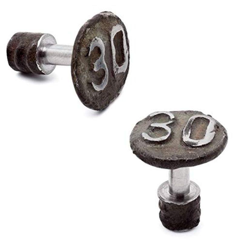 TOKEN & ICONS ビンテージ ナンバーネイル 釘 30 カフス カフスボタン ti0014