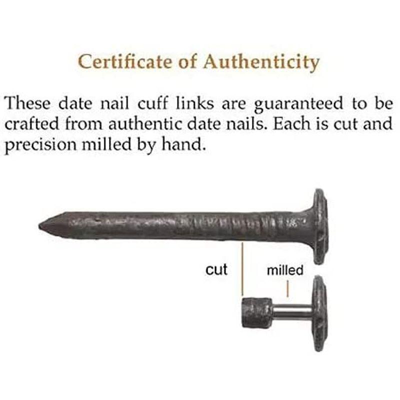 TOKEN & ICONS ビンテージ ナンバーネイル 釘 30 カフス カフスボタン ti0014 ICONS ビンテージ ナンバーネイル 釘 カフス カフスボタン ti0014 　