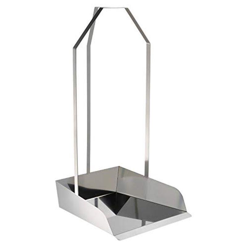 エムテートリマツ(Mt-torimatsu) ちりとり オールステンレス 三つ手タイプ 穴無