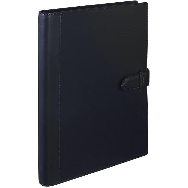 マルマン ルーズリーフ バインダー A4 ソメス 高級本革 30穴 ブラック F15-05 バインダー A4 30穴 ルーズリーフ ソメス 高級本革 ブラック F15 サイズ
