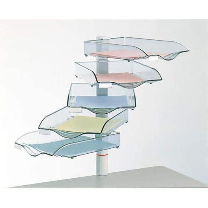 即購入可★ ライオン事務器 机上用品 ノーバス社製 レタートレー 360度回転タイプ No.7205 【3280453282】(18183円)