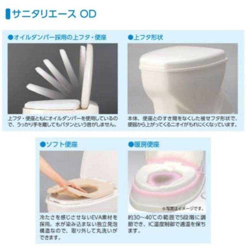 アロン化成 安寿 サニタリエースOD 暖房便座 据置式 安寿 サニタリエースOD 暖房便座 据置式