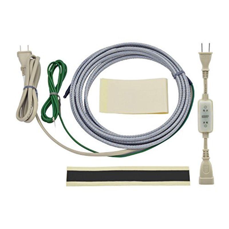 ガオナ これカモ 凍結防止ヒーター 3m サーモスタットつき (水道管の凍結防止 金属管・樹脂管兼用) GA-KE003