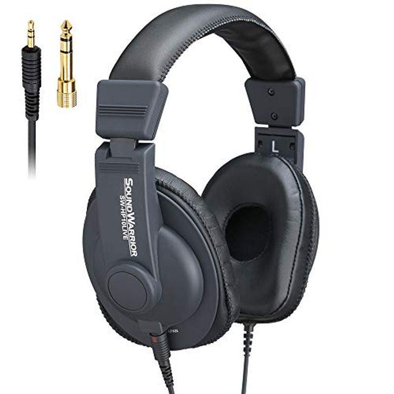 SOUND WARRIOR オンラインライブ ライブストリーミング 視聴用 ヘッドホン ヘッドフォン 密閉型 3.5mm 6.3mm 軽量