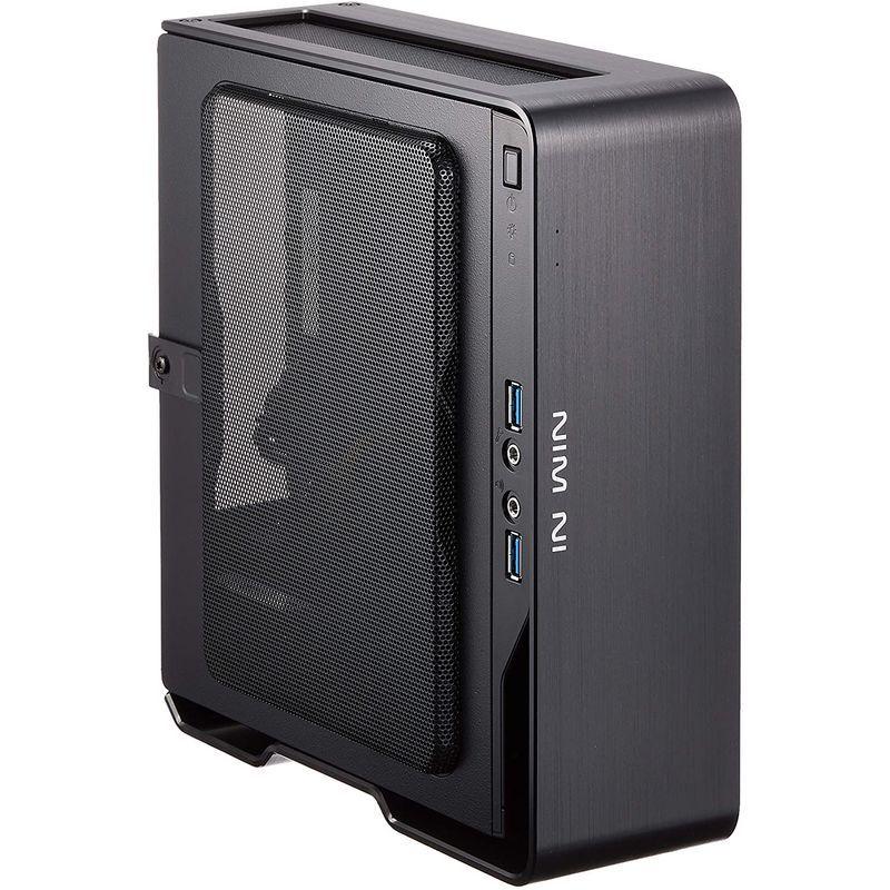 IN WIN 150W電源搭載 アルミシェルフロント採用 Mini-ITXケース Chopin-Black (型番:IW-BQ696B) Mini ITXケース WIN 150W電源搭載 アルミシェルフロント採用 Chopin Black 型番 IW BQ696B