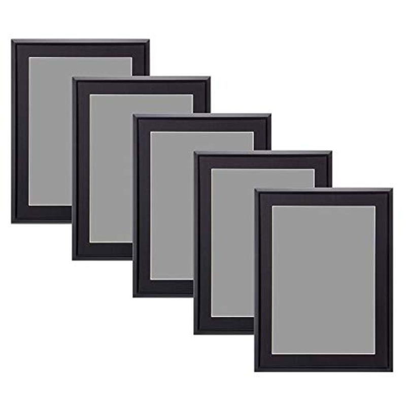 まとめ買いセットHAKUBA 額縁 アルミ AG-02 A3 アクリル板 ブラック 5枚セット AMZFAG2BK5A3