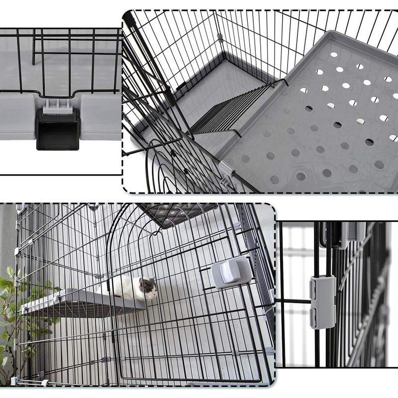 猫ケージ キャットケージ ペットケージ 3段 キャット ケージ ペット ケージ 猫ゲージ おしゃれ キャットハウス ネコ ハウス 脱走防止 ケージ 3段 猫ゲージ キャットケージ ペットケージ キャット ペット おしゃれ キャットハウス ネコ ハウス 脱走防止 　 サイズ