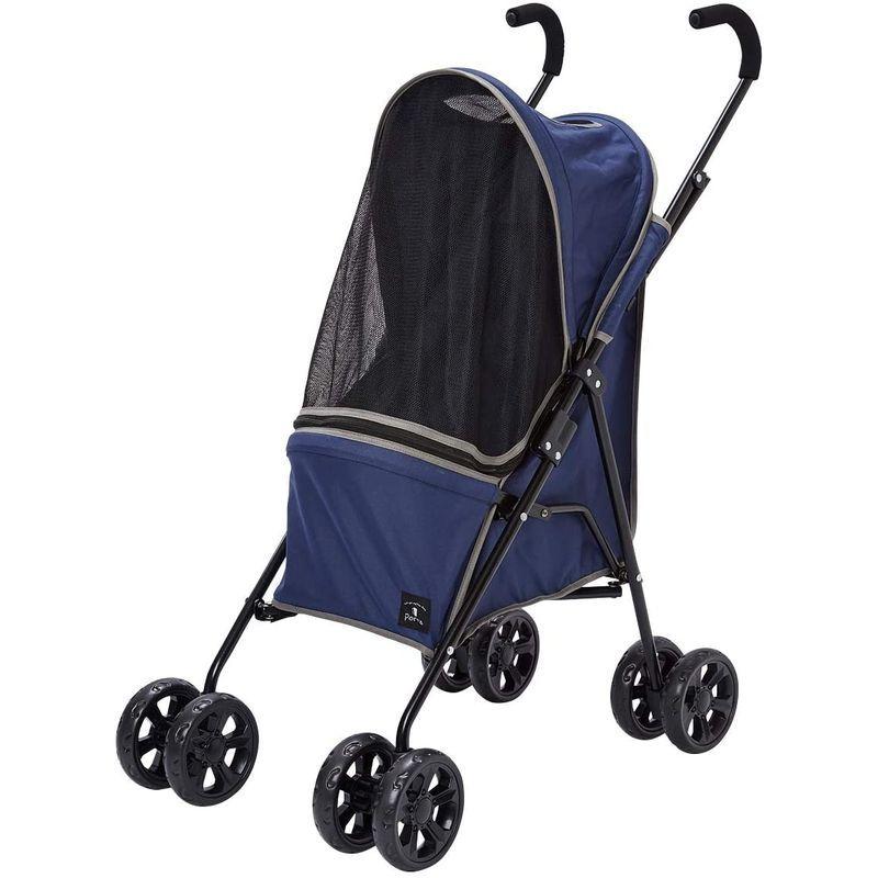 ペティオ (Petio) Porta ポルタ ドッグカート軽量アンブレラタイプ ネイビー Petio Porta ポルタ ドッグカート軽量アンブレラタイプ ネイビー