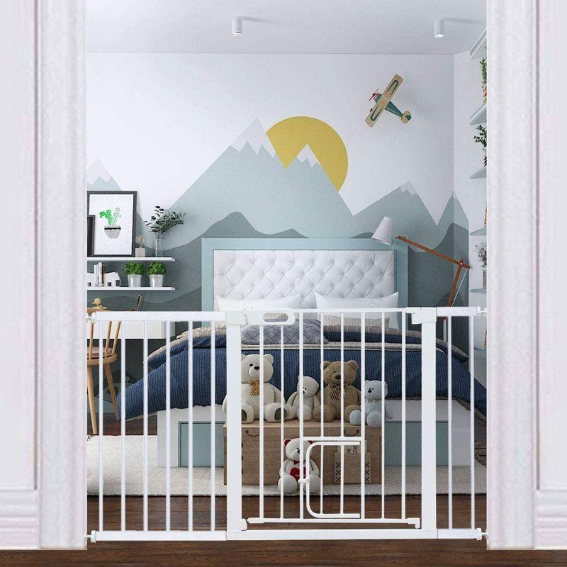 エルフ ベビー(Fairy Baby) ベビーゲート ペットゲート 階段 ベビーフェンス 突っ張り式 ダブルロック オートクローズ機能 前後 ベビー Fairy Baby ベビーゲート ペットゲート 階段 ベビーフェンス 突っ張り式 ダブルロック オートクローズ機能 前後