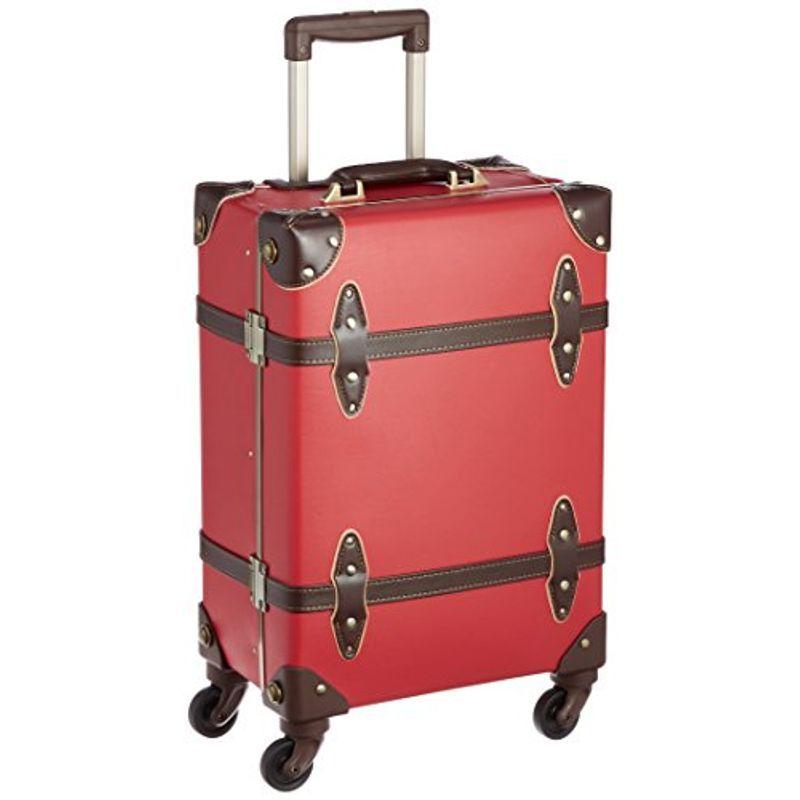 シフレ トランクケース トランクキャリー ユーラシアトランク 機内持ち込み可 26L 44 cm 3.3kg レッド/ブラウン