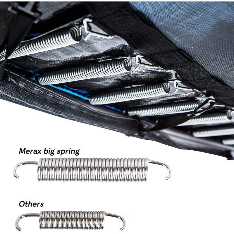 【新品同様 / 希少】 Merax トランポリン 15フィート 安全囲いネット付き ウィンドステークとはしご付き 子供用トランポリン 【HOV2021045092】(72301円)