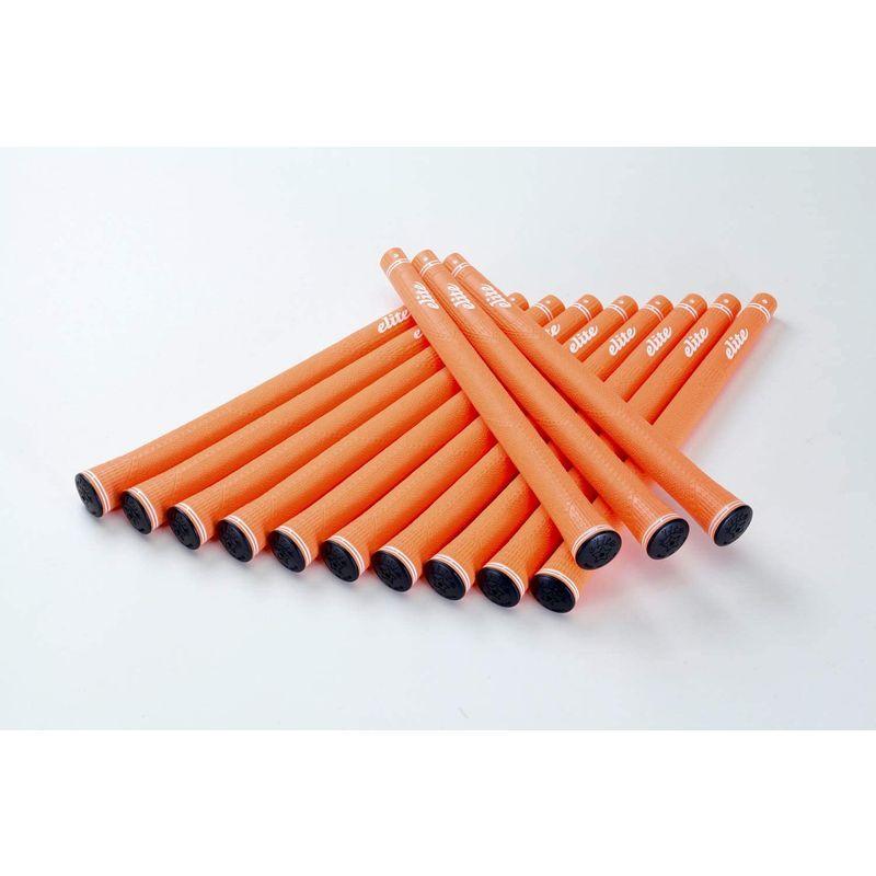 elitegrips (エリートグリップ) ゴルフ グリップ CX50 13本セット ワイルドオレンジ バックライン有り CX50 エリートグリップ ゴルフ グリップ 13本セット ワイルドオレンジ バックライン有り サイズ