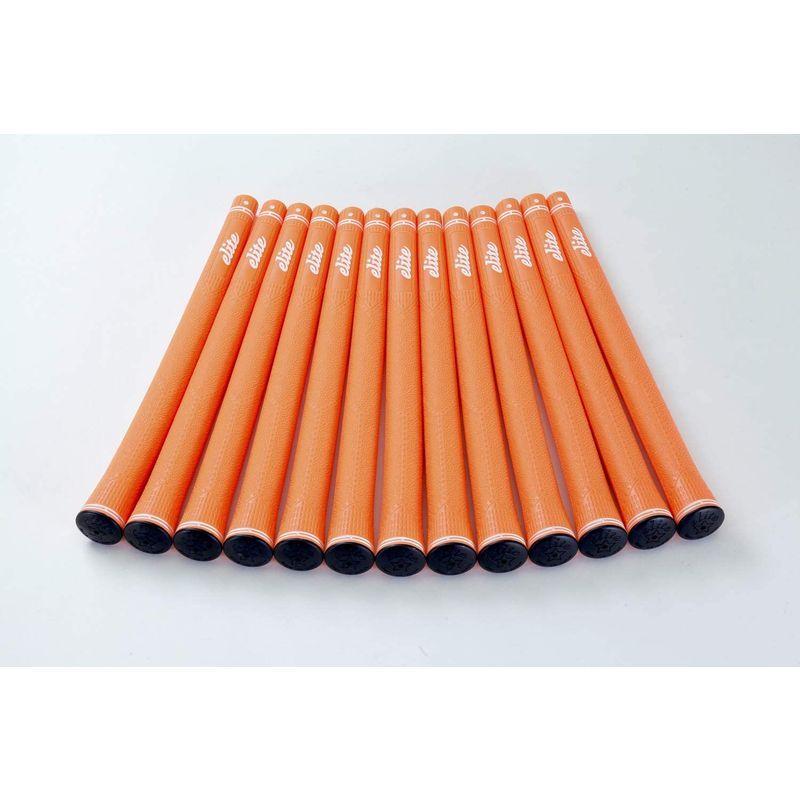 elitegrips (エリートグリップ) ゴルフ グリップ CX50 13本セット ワイルドオレンジ バックライン有り CX50 エリートグリップ ゴルフ グリップ 13本セット ワイルドオレンジ バックライン有り サイズ